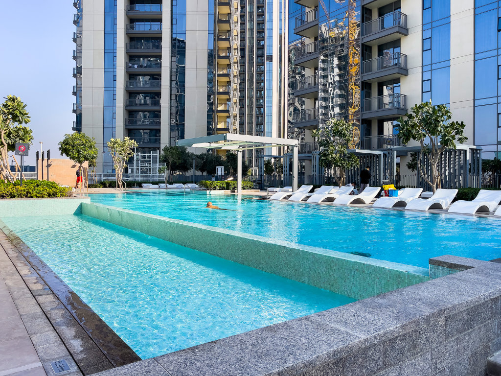 Дубай: Апартаменты Urban 2BR with Harbour views at Creek Rise Tower