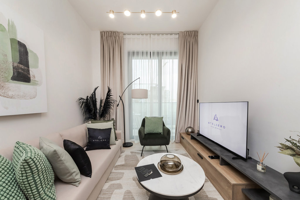 Дубай: Апартаменты Modern 1BR in Binghatti Nova