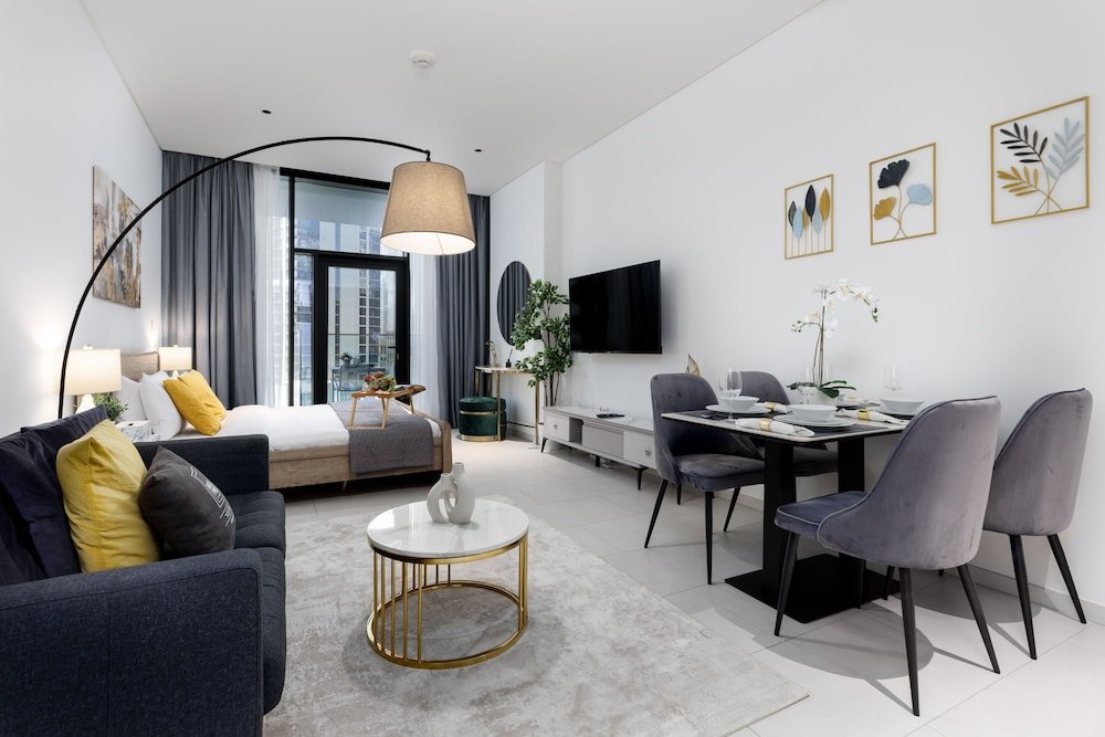 Дубай: Maison Privee - Premium Studio w/ Burj Khalifa View
