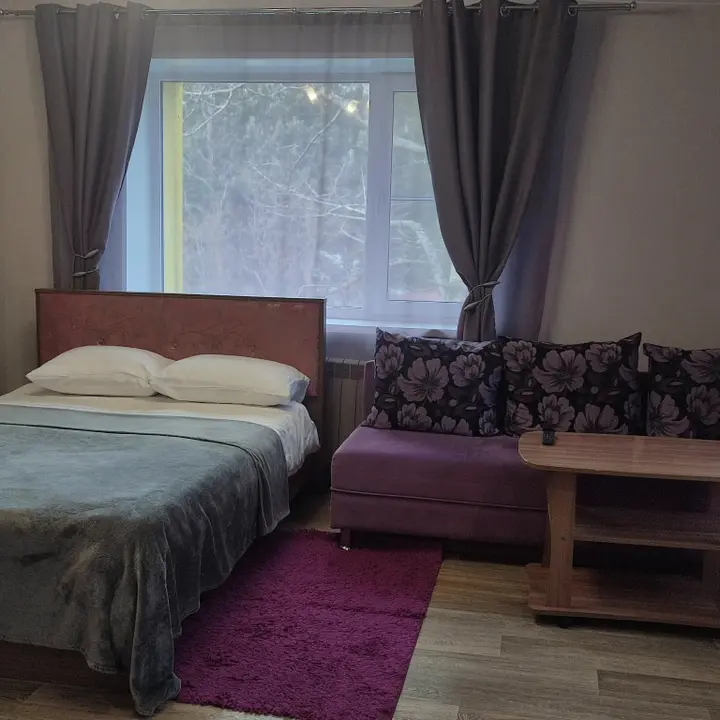 Елизово: Квартира студия в фиолетовых тонах