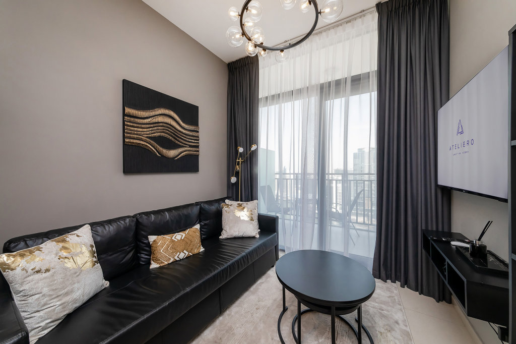Дубай: Апартаменты Zada Tower 1BR with amazing Dubai Canal view