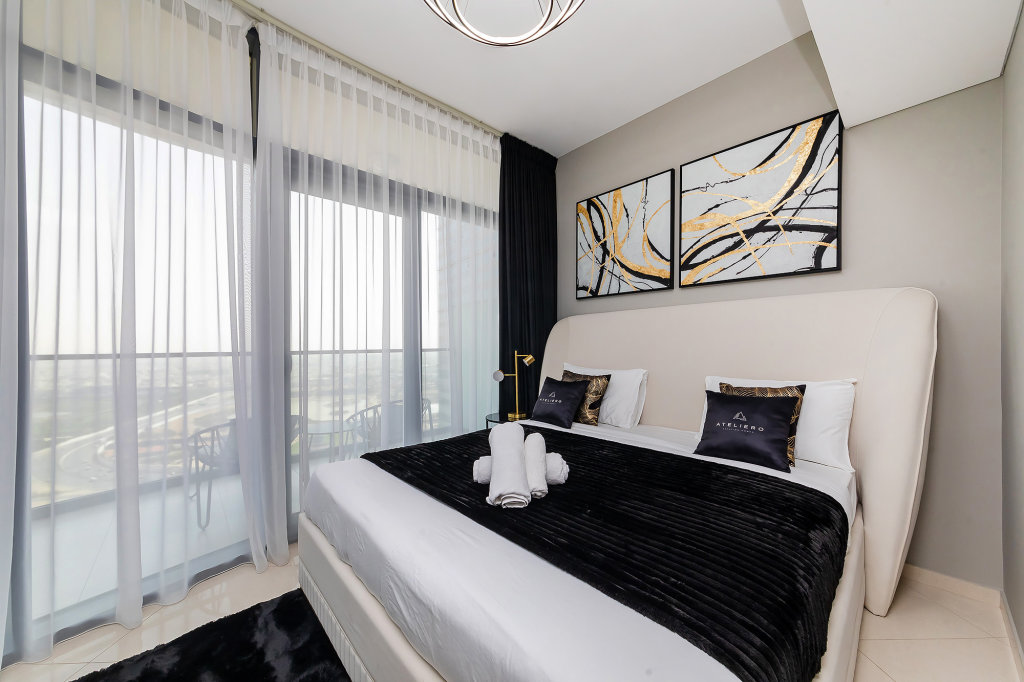 Дубай: Апартаменты Zada Tower 1BR with amazing Dubai Canal view