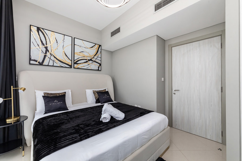 Дубай: Апартаменты Zada Tower 1BR with amazing Dubai Canal view