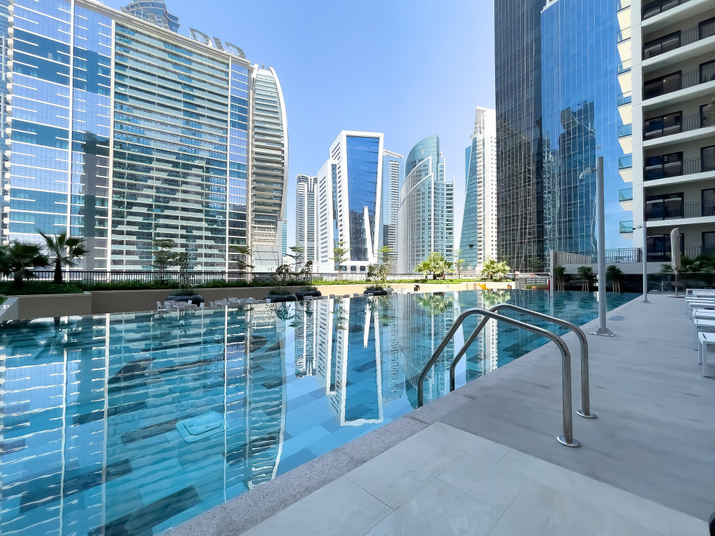 Дубай: Апартаменты Zada Tower 1BR with amazing Dubai Canal view