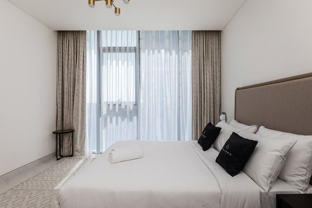 Дубай: Апартаменты Beautiful 1BR in Crystal Lagoon