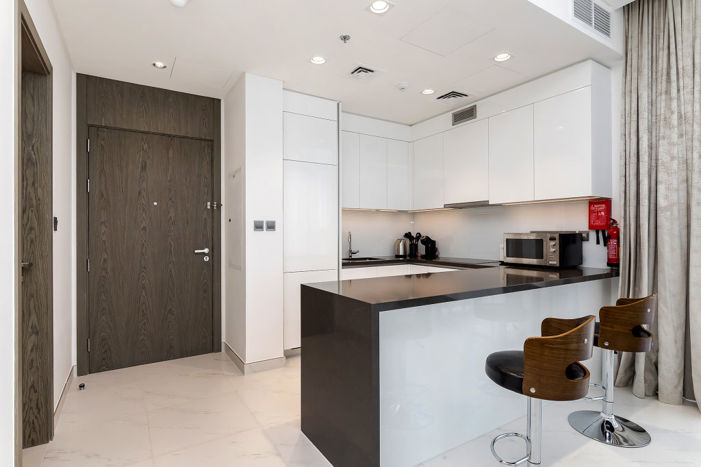 Дубай: Апартаменты Beautiful 1BR in Crystal Lagoon