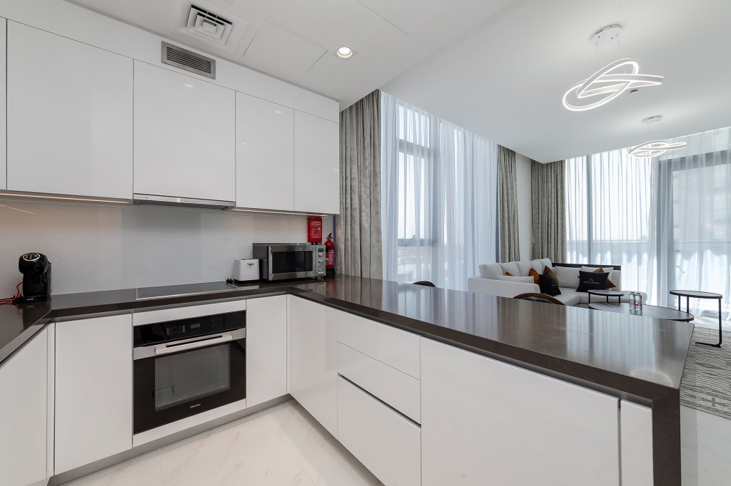 Дубай: Апартаменты Beautiful 1BR in Crystal Lagoon