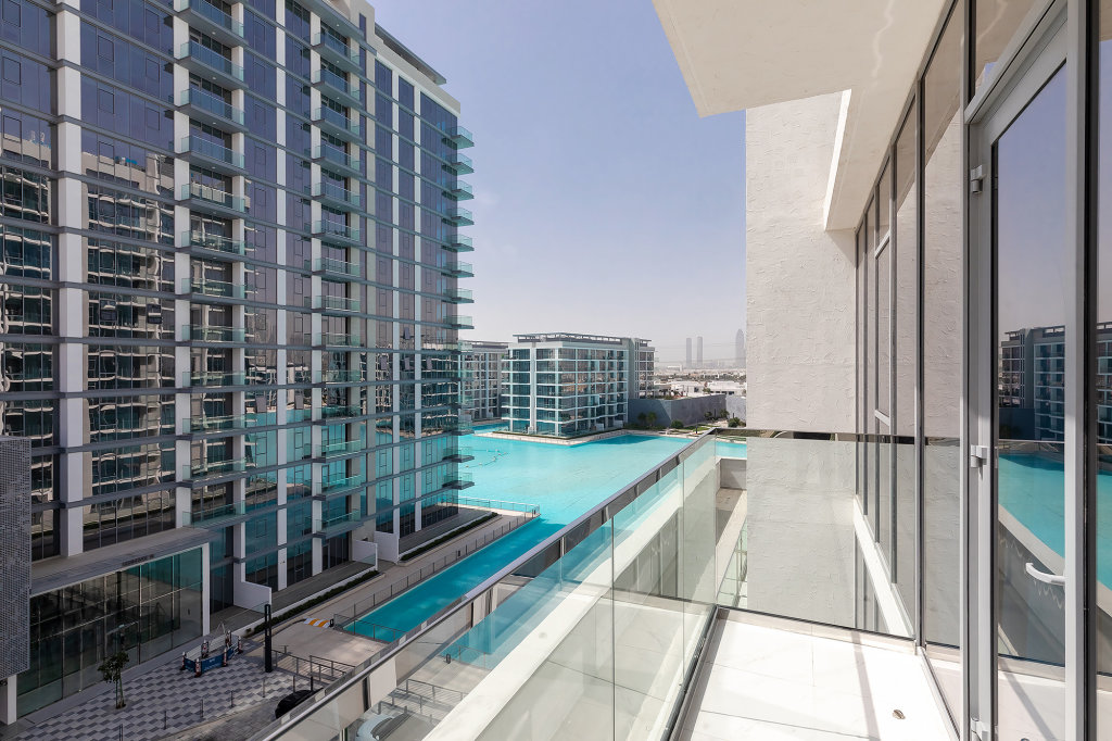 Дубай: Апартаменты Beautiful 1BR in Crystal Lagoon