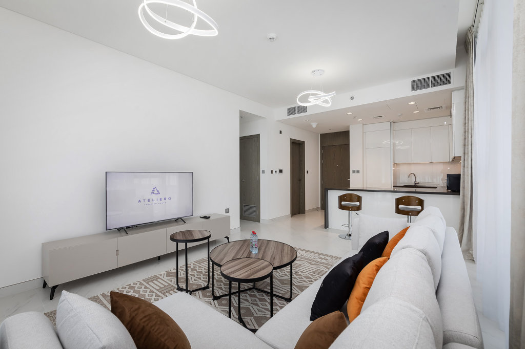 Дубай: Апартаменты Beautiful 1BR in Crystal Lagoon