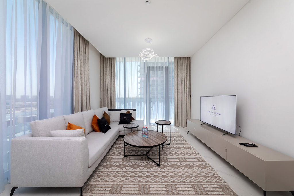 Дубай: Апартаменты Beautiful 1BR in Crystal Lagoon
