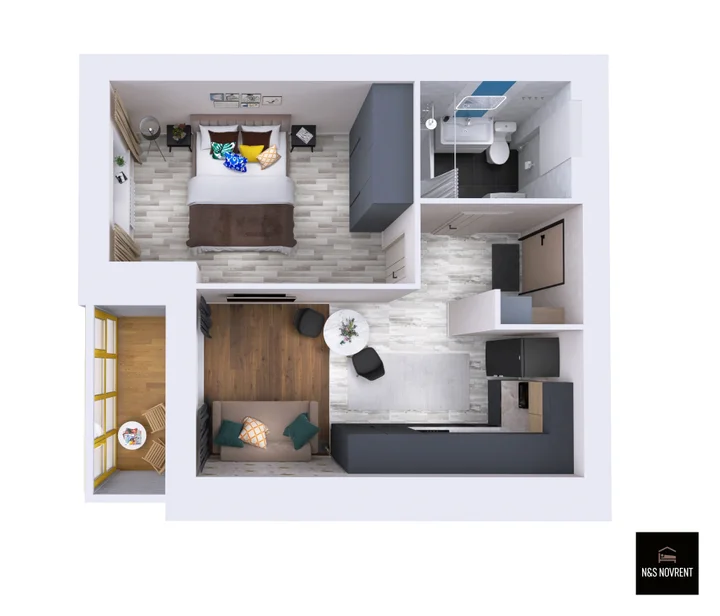 Великий Новгород: Квартира в современном районе Великого Новгорода