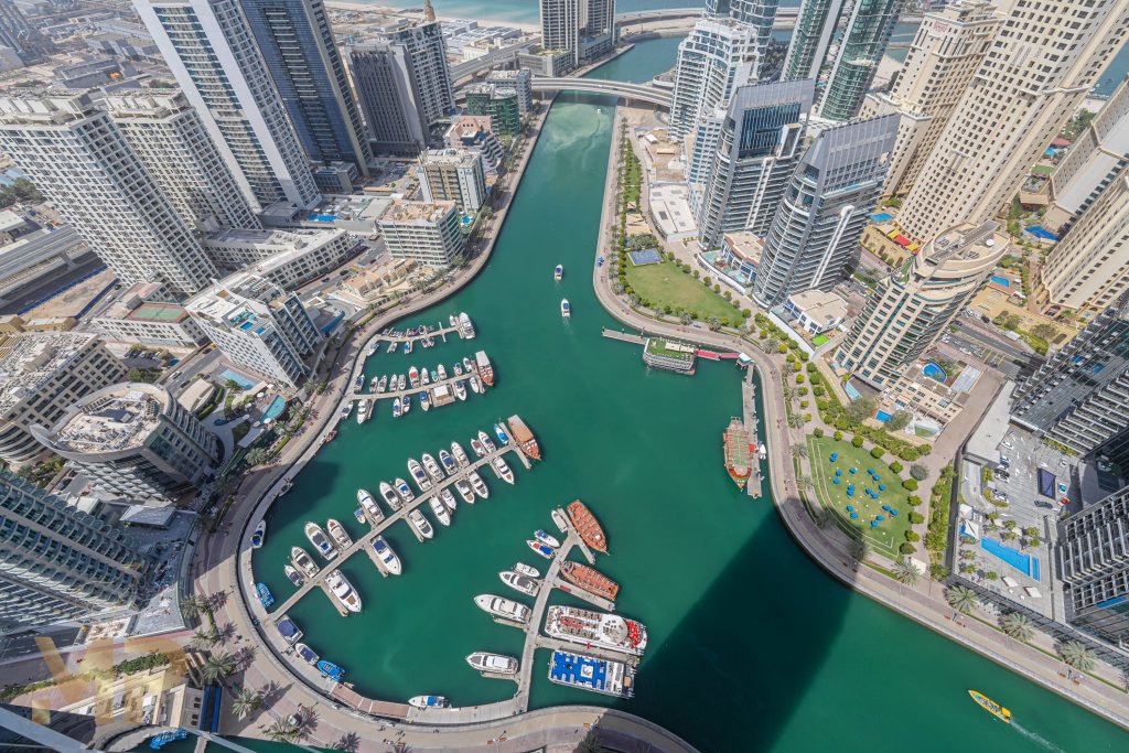 Дубай: Апартаменты Marco Polo Surreal Sea, Marina & Dubai Eye View High Floor