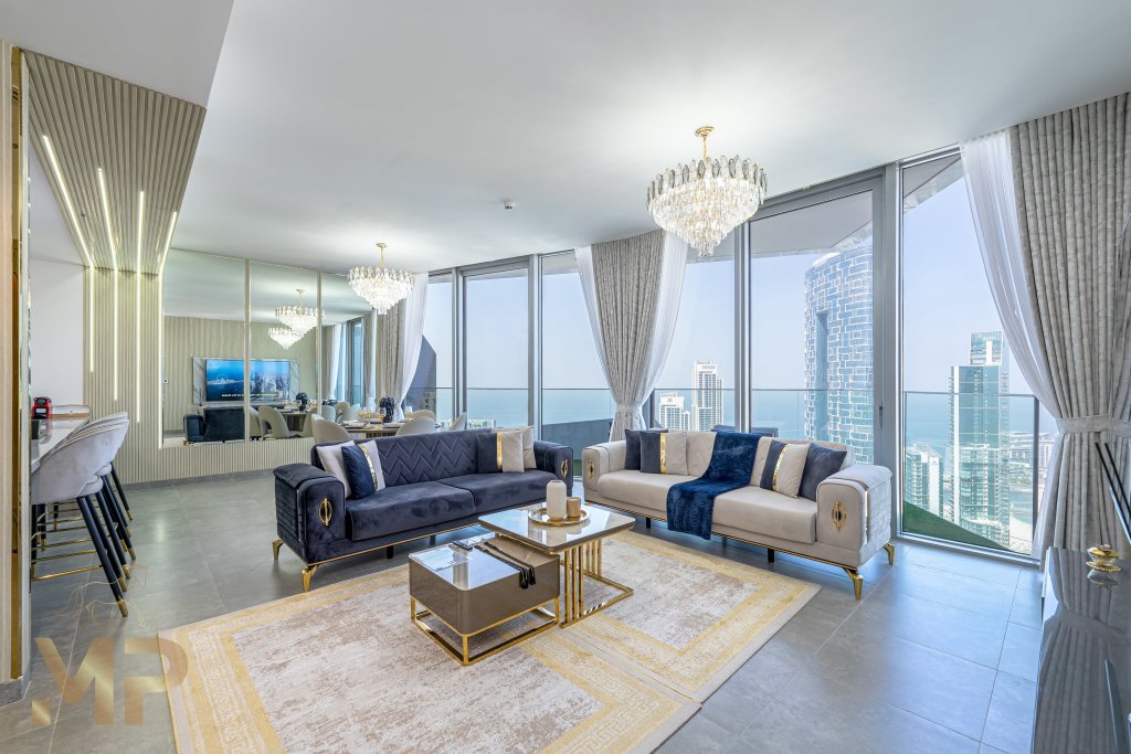 Дубай: Апартаменты Marco Polo Surreal Sea, Marina & Dubai Eye View High Floor