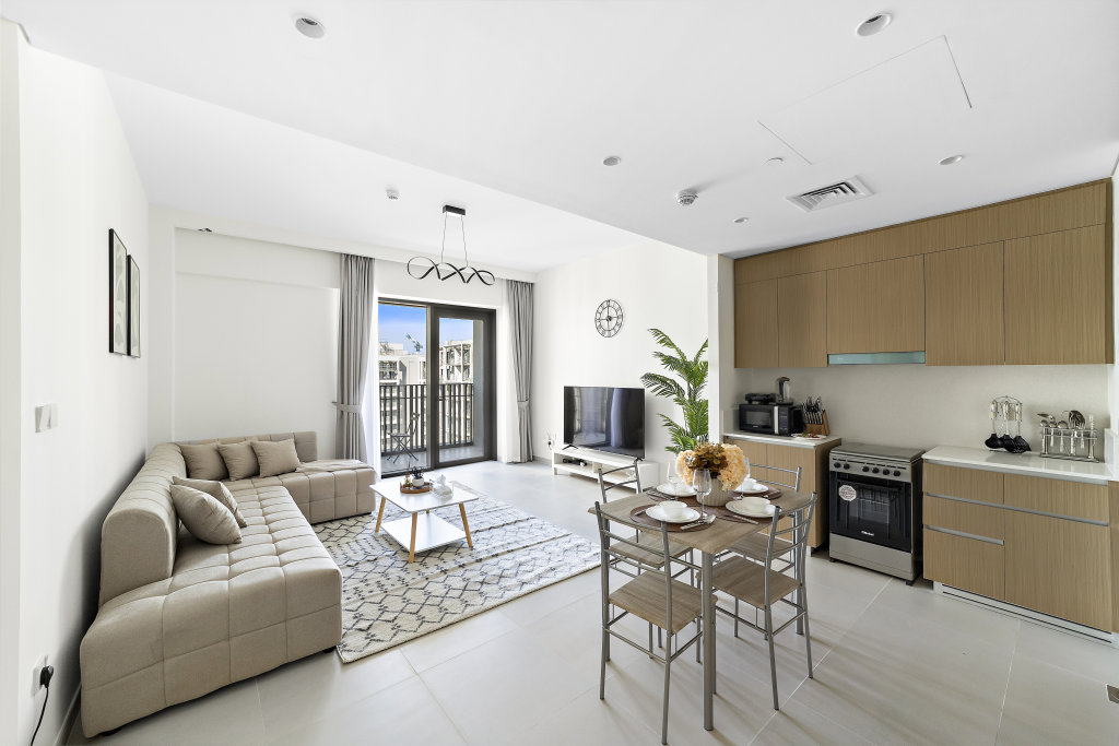 Дубай: Апартаменты Luxurious 2 BR Apt at Summer Creek Beach, Creek Harbour