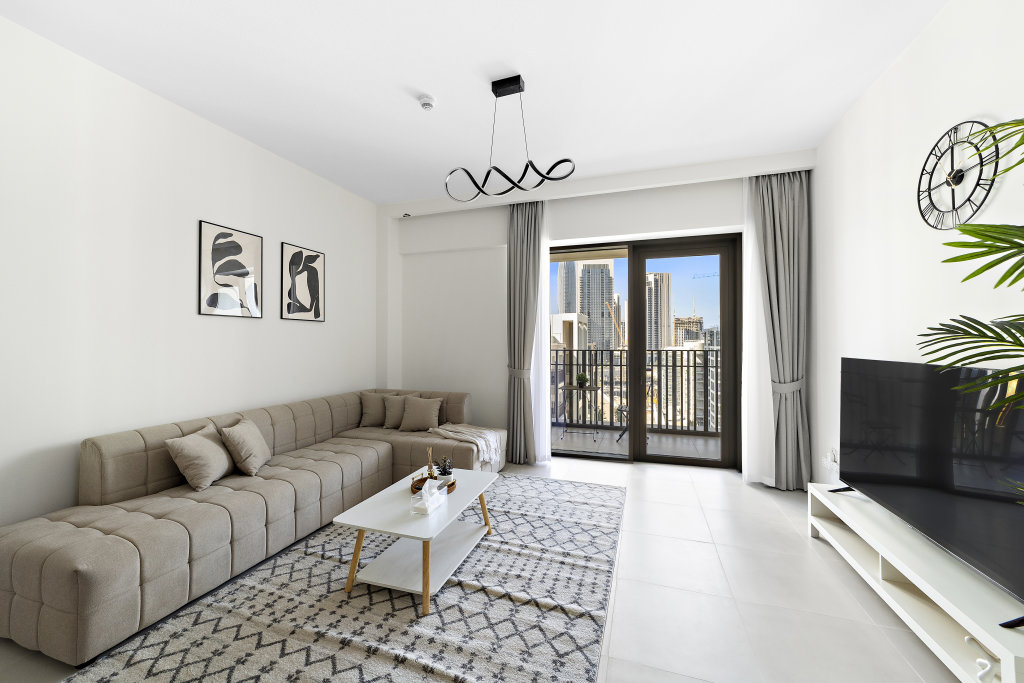Дубай: Апартаменты Luxurious 2 BR Apt at Summer Creek Beach, Creek Harbour
