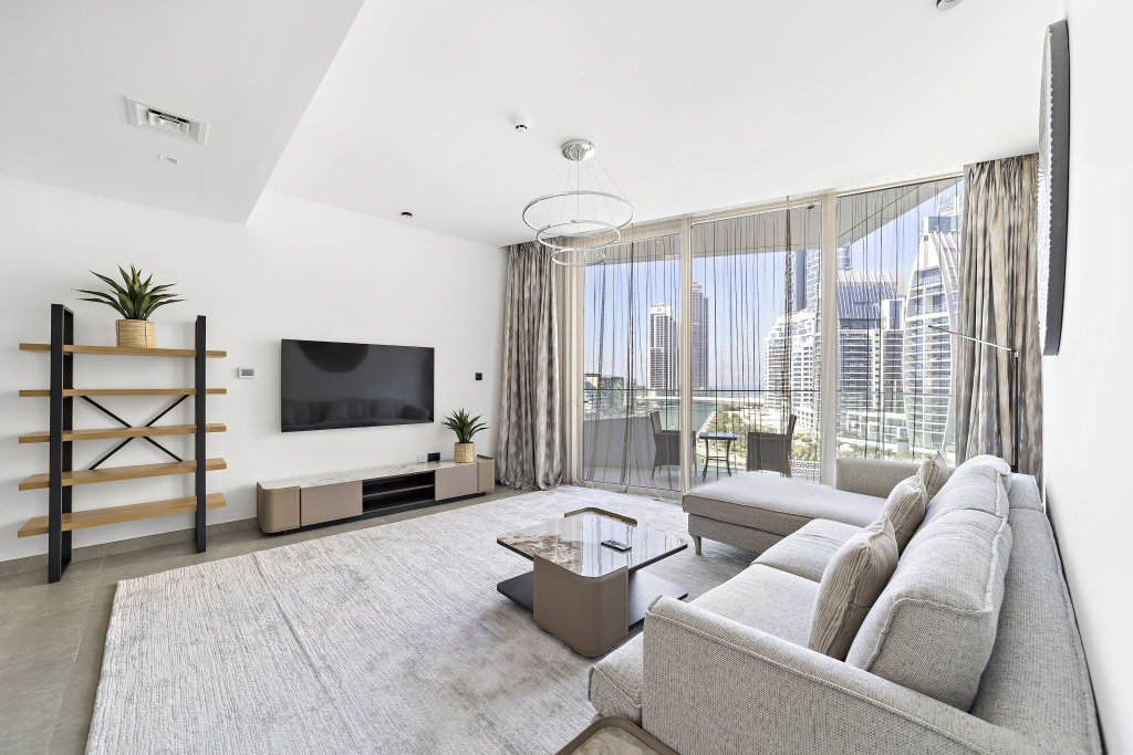 Дубай: Апартаменты Beachfront Living at Stella Maris Dubai Marina