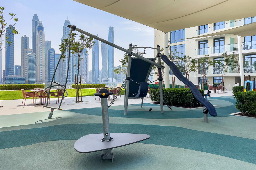 Дубай: Апартаменты Beachfront 1BR with Exotic View on Palm Jumeirah