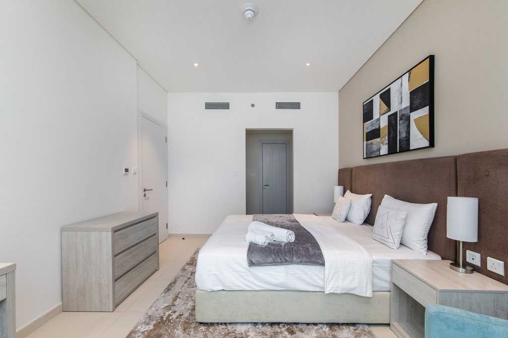 Дубай: Апартаменты Ideal 1BR with sea view on Palm Jumeirah