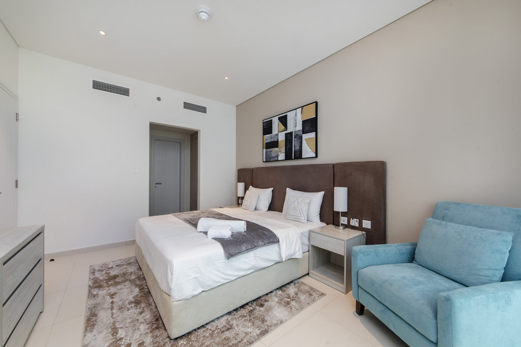 Дубай: Апартаменты Ideal 1BR with sea view on Palm Jumeirah