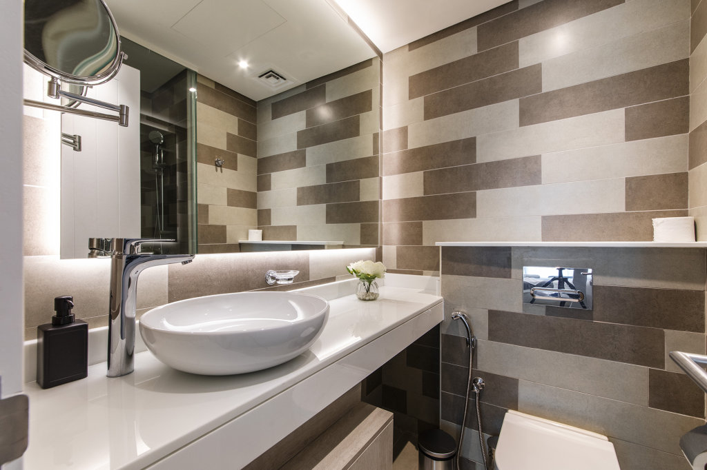 Дубай: Апартаменты Ideal 1BR with sea view on Palm Jumeirah