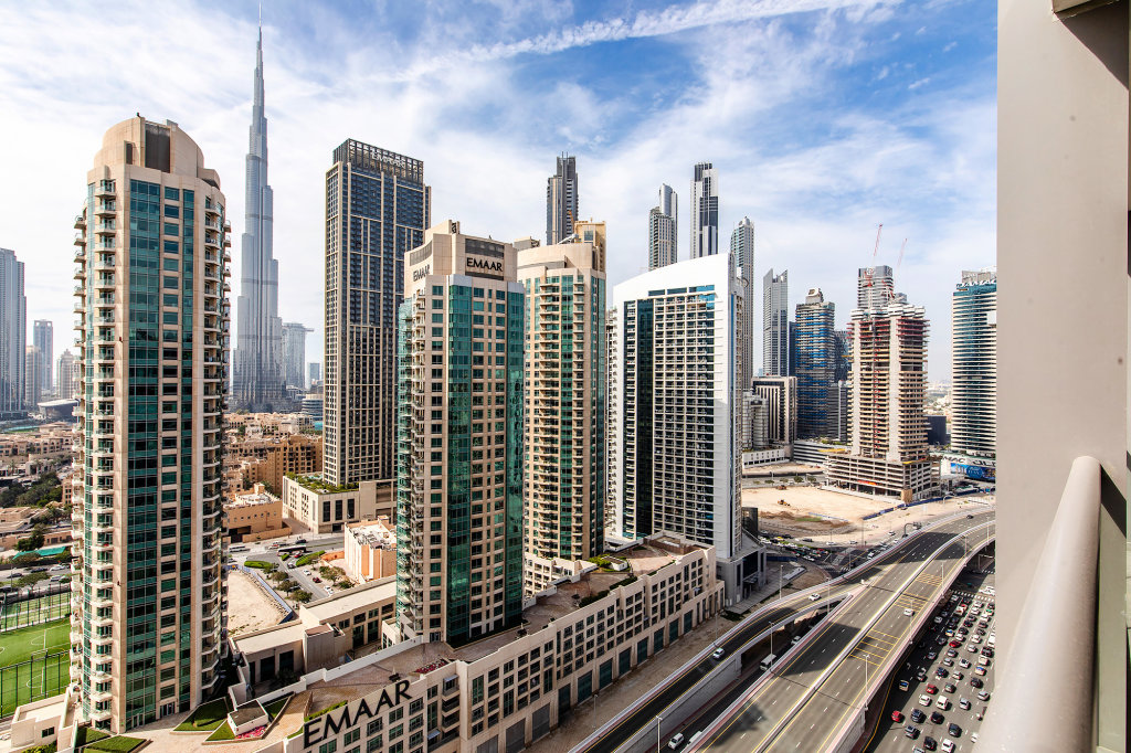 Дубай: Апартаменты Luxe 3BR High Floor & Burj Khalifa view