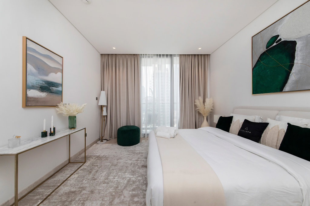 Дубай: Апартаменты Luxe 3BR High Floor & Burj Khalifa view