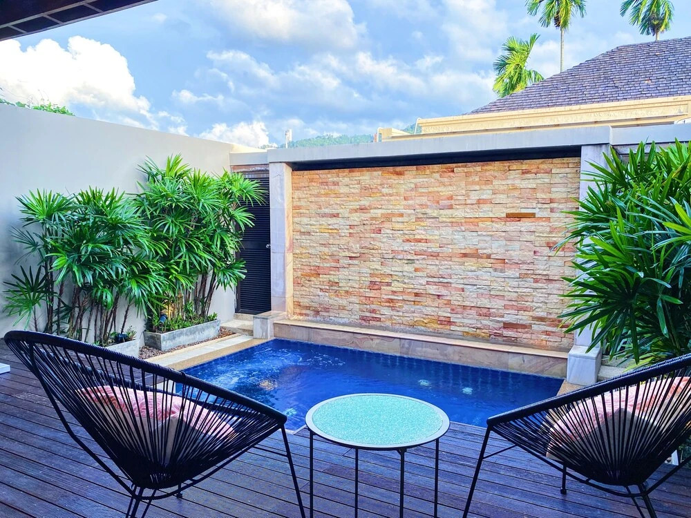 Пхукет: Beautiful 1br Plunge Pool Villa Walk To Bangtao Beach