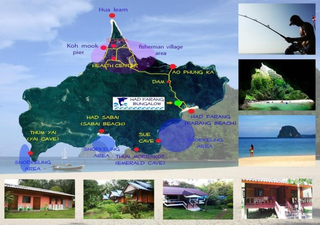 пляж Фаранг: Koh Mook Had Farang Bungalow