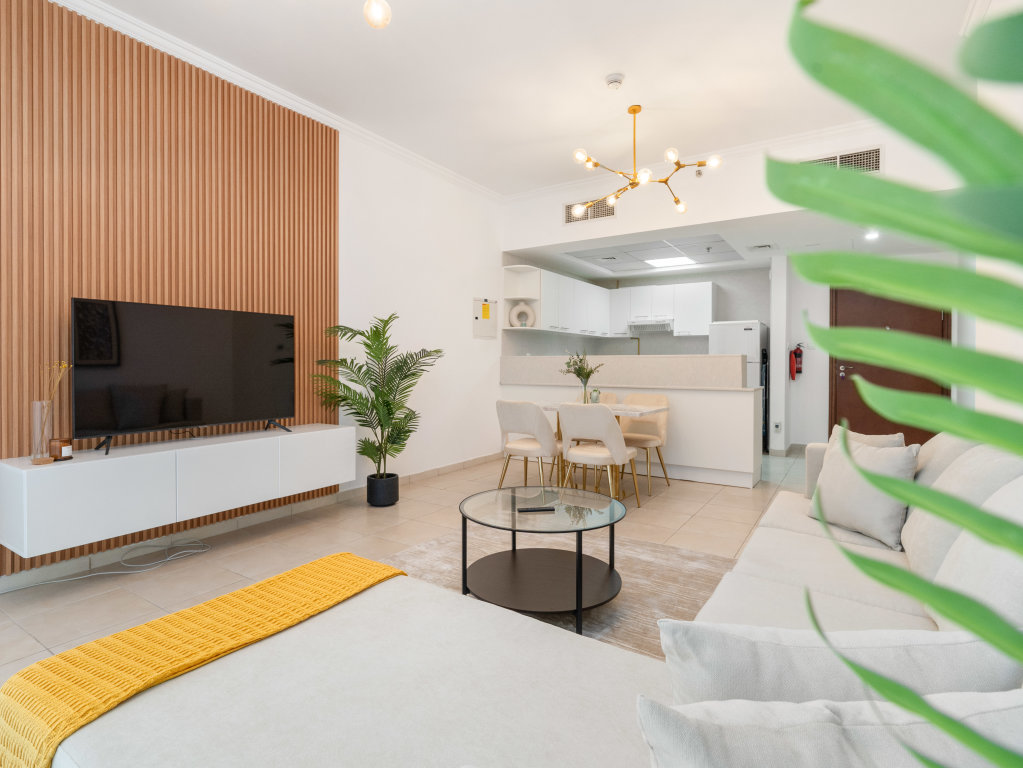 Дубай: Апартаменты Upgraded Cozy 1BR-5 mins from Dubai Mall-City View