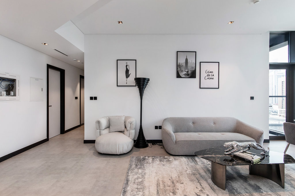 Дубай: Апартаменты Luxe Waterfront 2BR with Canal & Burj Khalifa view