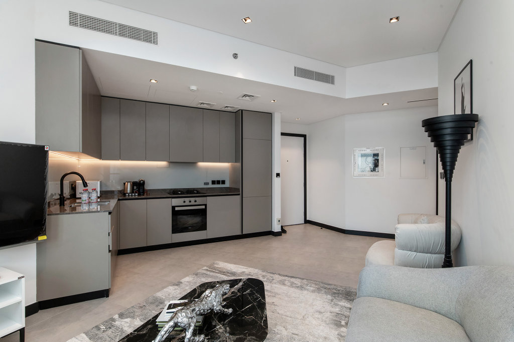 Дубай: Апартаменты Luxe Waterfront 2BR with Canal & Burj Khalifa view
