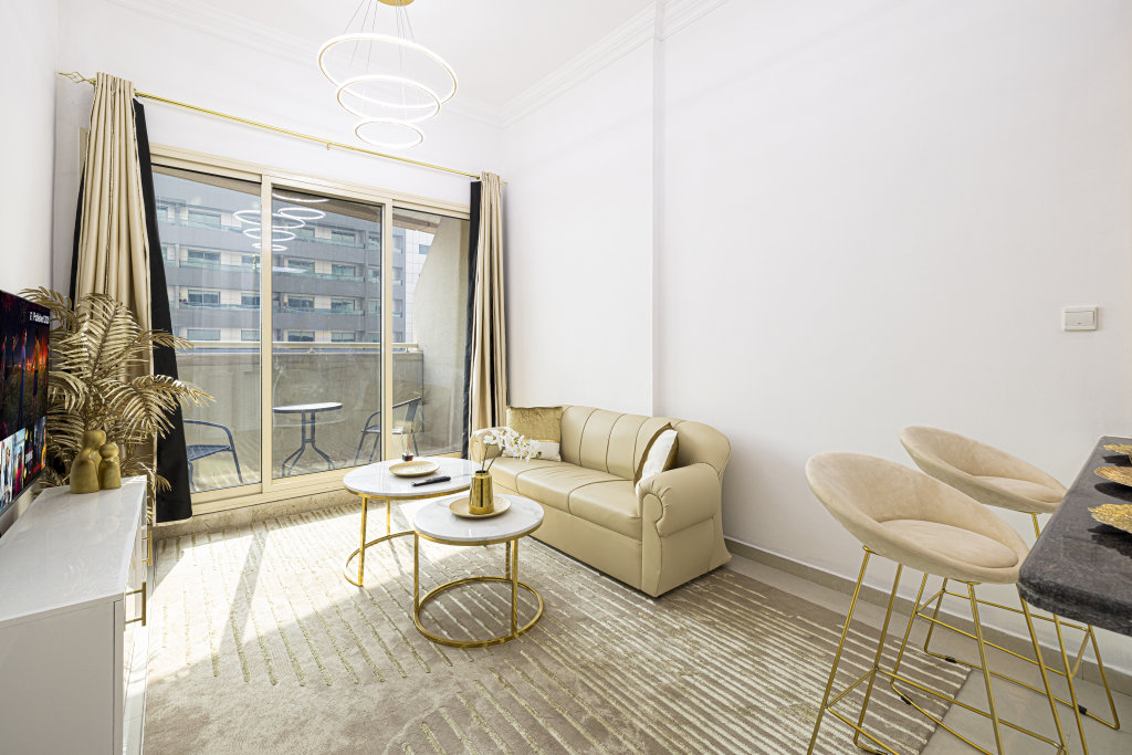 Дубай: Апартаменты Luxury 1 Bedroom on Marina Walk