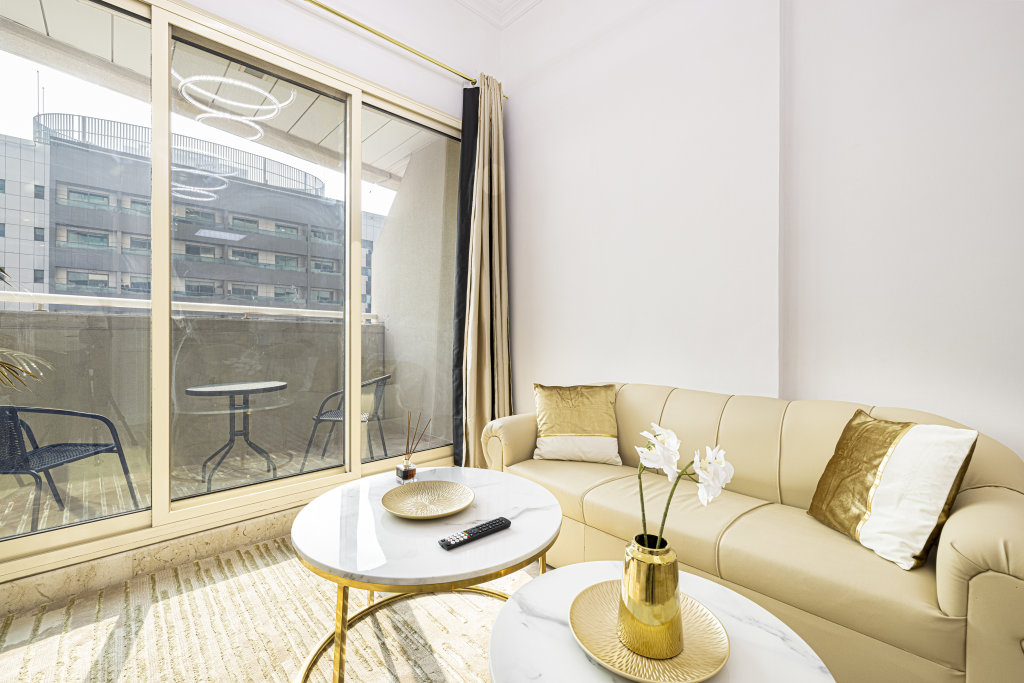 Дубай: Апартаменты Luxury 1 Bedroom on Marina Walk