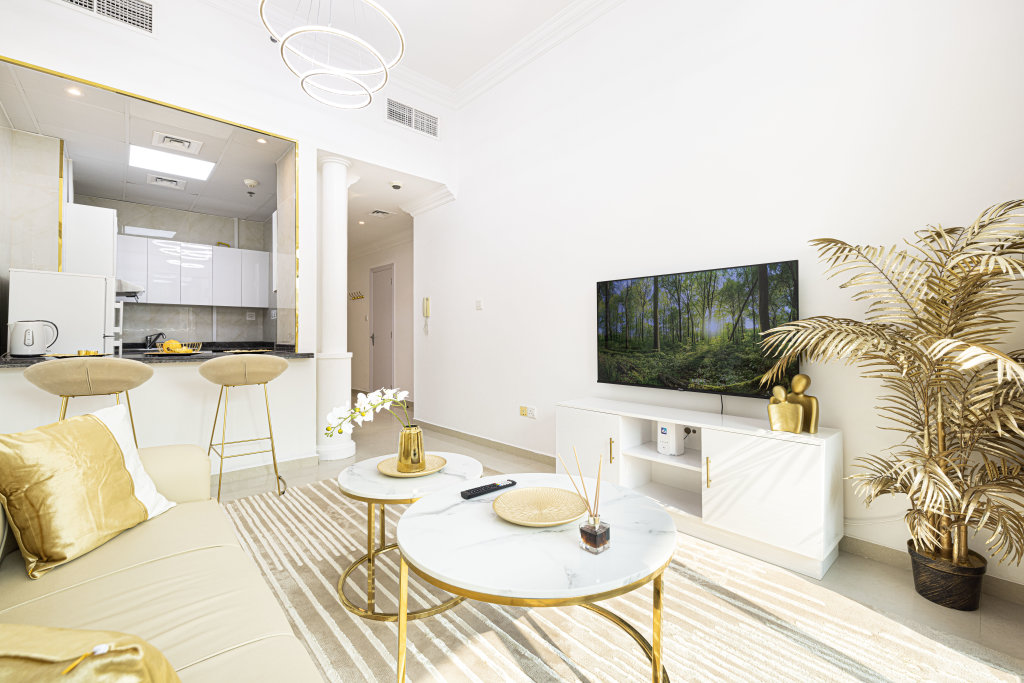 Дубай: Апартаменты Luxury 1 Bedroom on Marina Walk