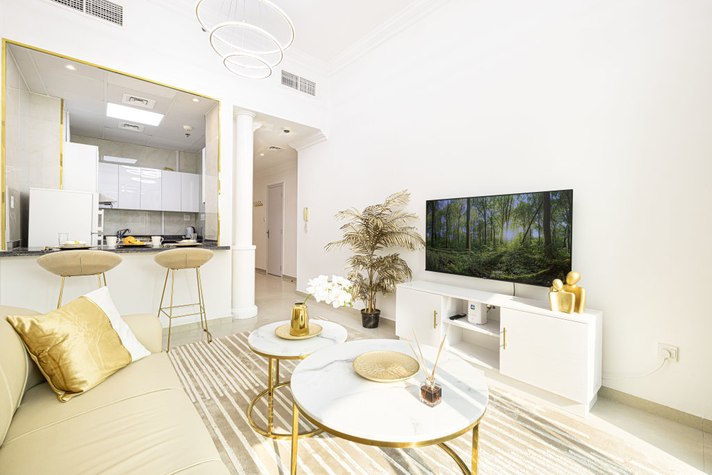 Дубай: Апартаменты Luxury 1 Bedroom on Marina Walk