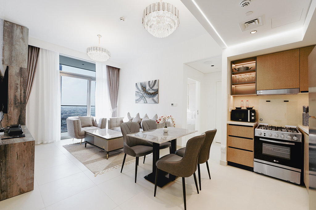 Дубай: Апартаменты Stayis - 1 BR City Skyline View Downtown Dubai
