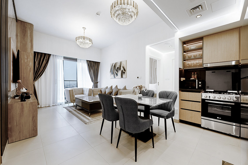 Дубай: Апартаменты Stayis - 1 BR City Skyline View Downtown Dubai