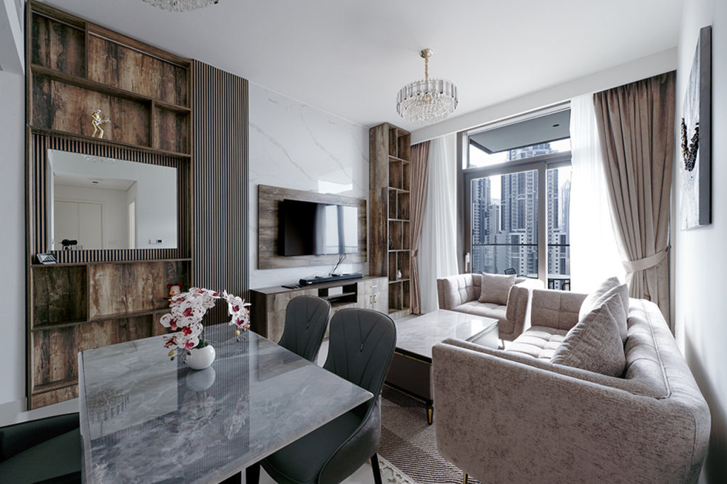 Дубай: Апартаменты Stayis - 1 BR City Skyline View Downtown Dubai