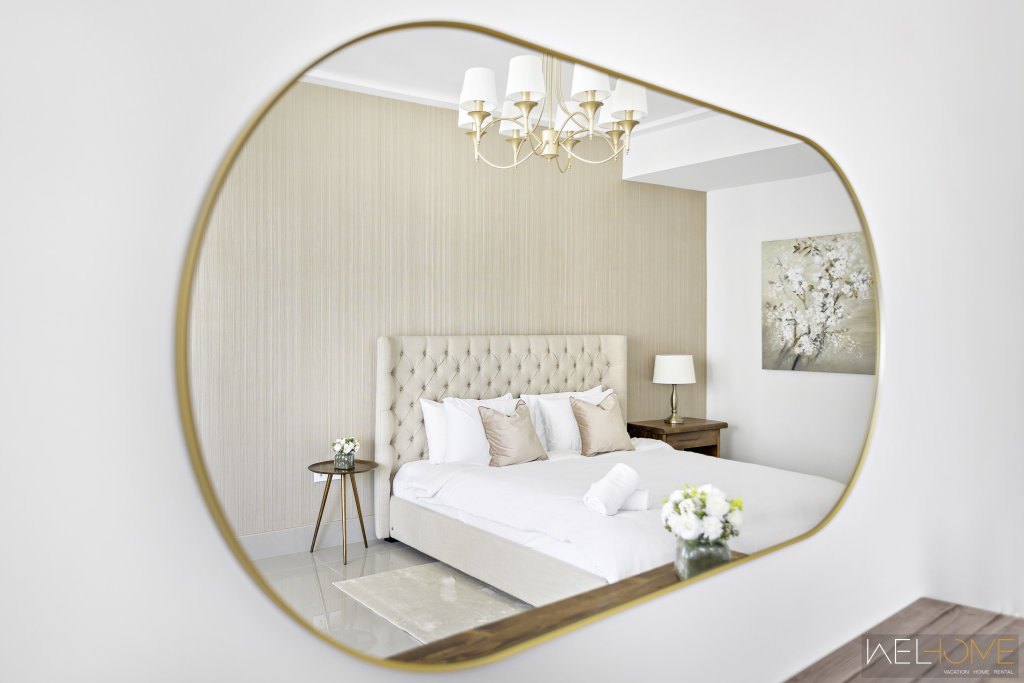 Дубай: Апартаменты WelHome Luxury Apartment Facing Burj Khalifa with Terrace