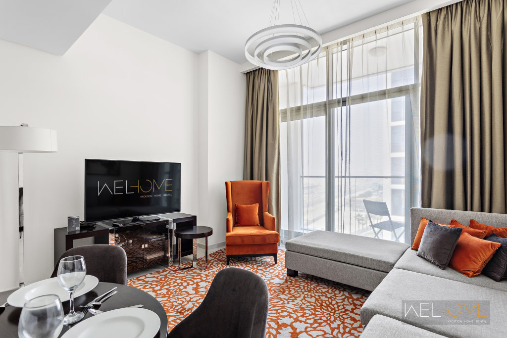 Дубай: Апартаменты WelHome - Charming Breathtaking 1BR Apt. In Damac Hills