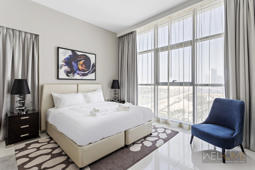Дубай: Апартаменты WelHome - Charming Breathtaking 1BR Apt. In Damac Hills