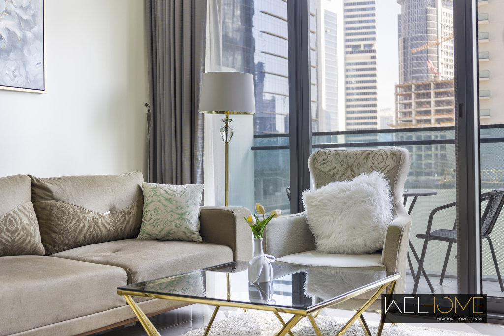 Дубай: Апартаменты WelHome - Chic Apartment in Liveliest Area in Business Bay