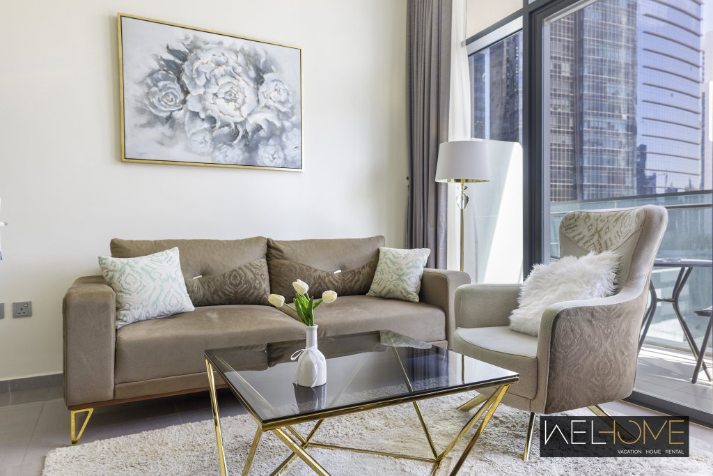 Дубай: Апартаменты WelHome - Chic Apartment in Liveliest Area in Business Bay