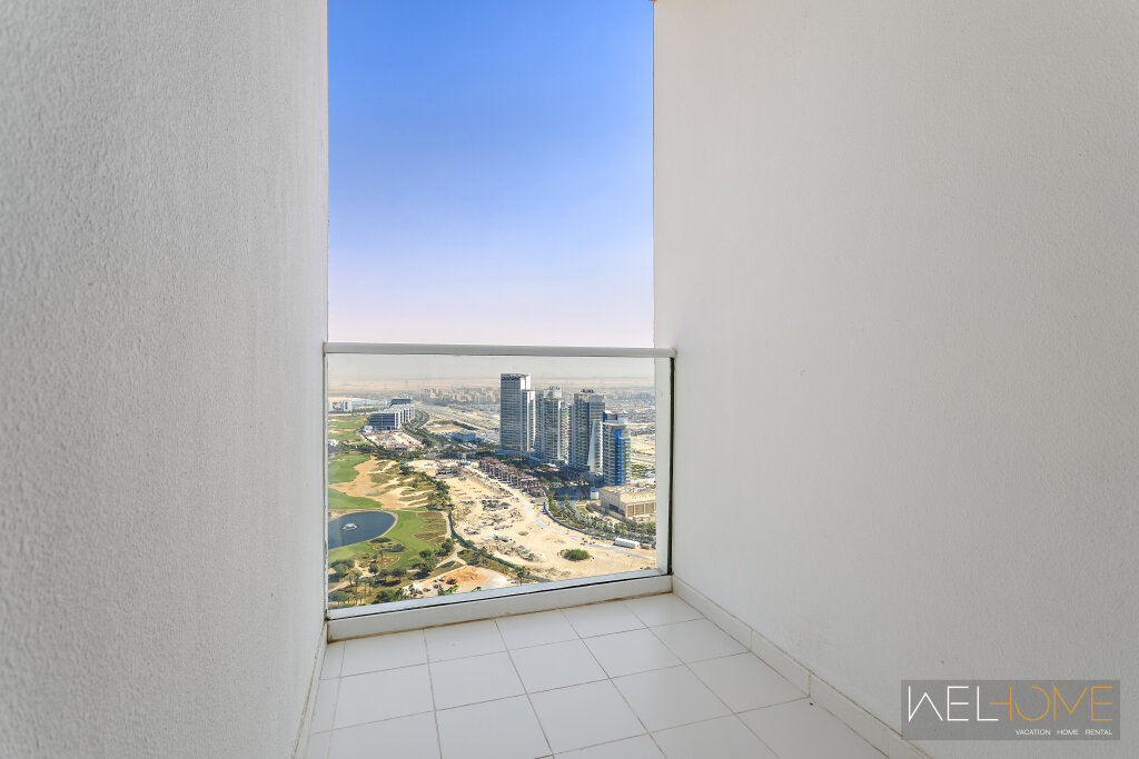 Дубай: Апартаменты WelHome - Breathtaking 1BR Apt with Balcony and City View