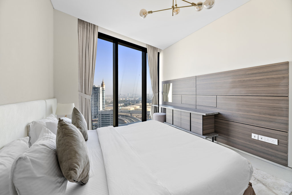 Дубай: Апартаменты WelHome - Fancy Apt with Balcony and Exceptional Canal Views