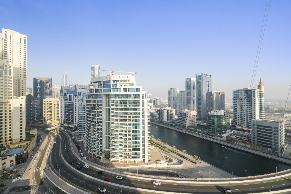 Дубай: Апартаменты WelHome - Fancy Apt with Balcony and Exceptional Canal Views