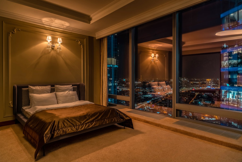 Москва: Апартаменты с панорамными окнами на 50 этаже в Москва Сити Nova Loft