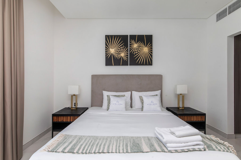 Дубай: Апартаменты Amazing 1BR with Lagoon view at District One