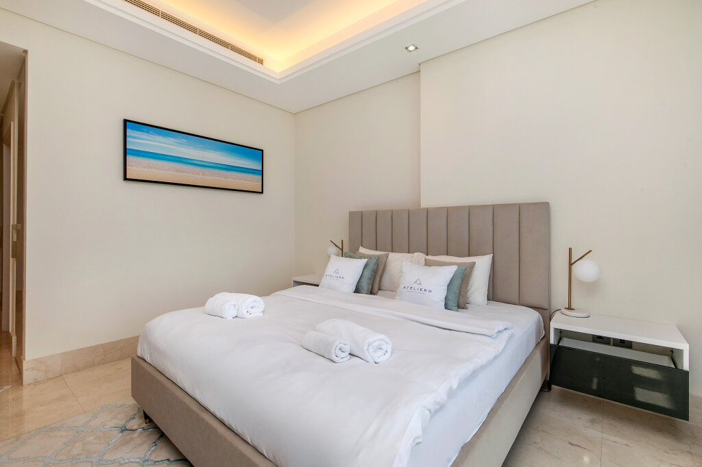 Дубай: Апартаменты Deluxe 2BR with Sea View in The 8 on Palm Jumeirah