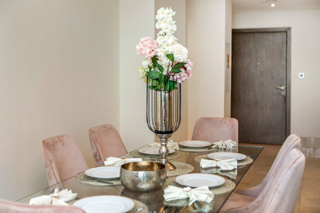 Дубай: Апартаменты Deluxe 2BR with Sea View in The 8 on Palm Jumeirah